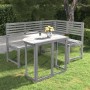 Muebles de bistró para jardín 2 pzas madera maciza acacia gris de , Conjuntos de jardín - Ref: Foro24-3057865, Precio: 356,16...