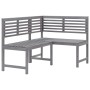 Muebles de bistró para jardín 2 pzas madera maciza acacia gris de , Conjuntos de jardín - Ref: Foro24-3057865, Precio: 356,16...
