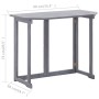 Muebles de bistró para jardín 2 pzas madera maciza acacia gris de , Conjuntos de jardín - Ref: Foro24-3057865, Precio: 356,16...