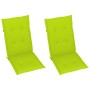 Sillas de jardín reclinables 2 uds madera maciza acacia cojines de , Sillas de jardín - Ref: Foro24-3064070, Precio: 178,38 €...
