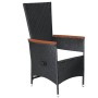 Juego de comedor para jardín 5 piezas negro de , Conjuntos de jardín - Ref: Foro24-3068757, Precio: 658,07 €, Descuento: %