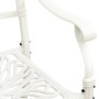 Mesa y sillas de bistró 3 piezas aluminio fundido blanco de , Conjuntos de jardín - Ref: Foro24-3070579, Precio: 552,90 €, De...