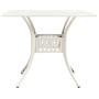 Mesa y sillas de bistró 3 piezas aluminio fundido blanco de , Conjuntos de jardín - Ref: Foro24-3070579, Precio: 552,90 €, De...