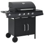 Barbacoa grill de gas 4+1 quemadores negro de , Barbacoas - Ref: Foro24-3072535, Precio: 434,43 €, Descuento: %