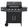 Barbacoa grill de gas 4+1 quemadores negro de , Barbacoas - Ref: Foro24-3072535, Precio: 434,43 €, Descuento: %