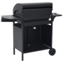Barbacoa grill de gas 4+1 quemadores negro de , Barbacoas - Ref: Foro24-3072535, Precio: 434,43 €, Descuento: %