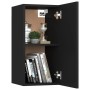 Set de muebles de salón TV 3 pzas madera de ingeniería negro de , Muebles TV - Ref: Foro24-3078762, Precio: 87,59 €, Descuent...