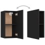 Set de muebles de salón TV 3 pzas madera de ingeniería negro de , Muebles TV - Ref: Foro24-3078762, Precio: 87,59 €, Descuent...