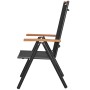 Sillas de jardín plegables 4 uds aluminio y textilene negro de , Sillas de jardín - Ref: Foro24-41733, Precio: 287,05 €, Desc...