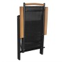Sillas de jardín plegables 4 uds aluminio y textilene negro de , Sillas de jardín - Ref: Foro24-41733, Precio: 287,05 €, Desc...