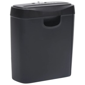 Trituradora de papel cortadas en tiras 6 hojas negro de , Trituradoras de papel - Ref: Foro24-51551, Precio: 56,34 €, Descuen...