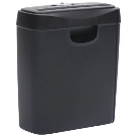 Trituradora de papel cortadas en tiras 6 hojas negro de , Trituradoras de papel - Ref: Foro24-51551, Precio: 56,34 €, Descuen...