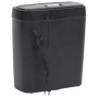Trituradora de papel cortadas en tiras 6 hojas negro de , Trituradoras de papel - Ref: Foro24-51551, Precio: 56,34 €, Descuen...