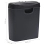 Trituradora de papel cortadas en tiras 6 hojas negro de , Trituradoras de papel - Ref: Foro24-51551, Precio: 56,34 €, Descuen...