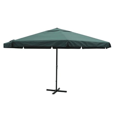 Sombrilla aluminio verde 500 cm de , Sombrillas - Ref: Foro24-40302, Precio: 230,47 €, Descuento: %