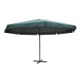 Sombrilla aluminio verde 500 cm de , Sombrillas - Ref: Foro24-40302, Precio: 230,47 €, Descuento: %