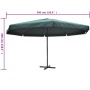 Sombrilla aluminio verde 500 cm de , Sombrillas - Ref: Foro24-40302, Precio: 230,47 €, Descuento: %