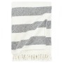 Manta a rayas algodón gris antracita 220x250 cm de , Mantas - Ref: Foro24-133796, Precio: 43,25 €, Descuento: %