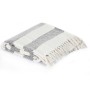 Manta a rayas algodón gris antracita 220x250 cm de , Mantas - Ref: Foro24-133796, Precio: 43,25 €, Descuento: %