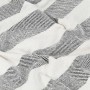 Manta a rayas algodón gris antracita 220x250 cm de , Mantas - Ref: Foro24-133796, Precio: 43,25 €, Descuento: %