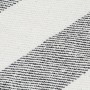 Manta a rayas algodón gris antracita 220x250 cm de , Mantas - Ref: Foro24-133796, Precio: 43,25 €, Descuento: %