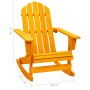 Silla mecedora de jardín Adirondack madera maciza abeto naranja de , Sillas de jardín - Ref: Foro24-315888, Precio: 78,05 €, ...