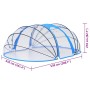 Cubierta capota de piscina 530x410x210 cm de , Cubiertas para piscina - Ref: Foro24-92795, Precio: 619,99 €, Descuento: %