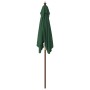Sombrilla de jardín con poste de madera verde 198x198x231 cm de , Sombrillas - Ref: Foro24-363184, Precio: 47,66 €, Descuento...