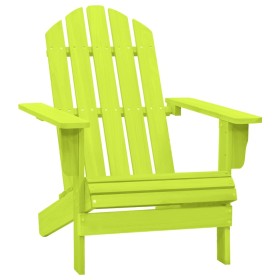 Silla de jardín Adirondack madera maciza de abeto verde de , Sillas de jardín - Ref: Foro24-315876, Precio: 89,59 €, Descuent...