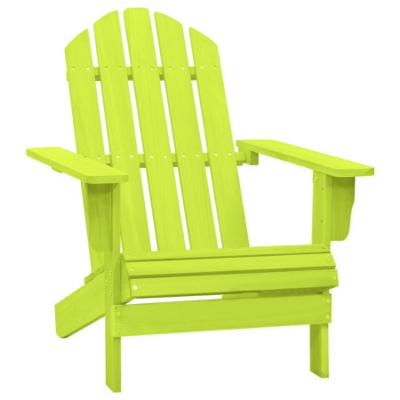 Silla de jardín Adirondack madera maciza de abeto verde de , Sillas de jardín - Ref: Foro24-315876, Precio: 89,59 €, Descuent...