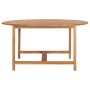 Mesa de jardín de madera de teca maciza 150x76 cm de , Mesas de jardín - Ref: Foro24-49007, Precio: 287,70 €, Descuento: %