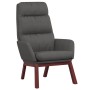 Sillón de relax con taburete tela gris oscuro de , Sillones - Ref: Foro24-3097564, Precio: 149,27 €, Descuento: -5%%