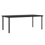 Juego de comedor para jardín 9 piezas con cojines gris y negro de , Conjuntos de jardín - Ref: Foro24-3099292, Precio: 686,72...