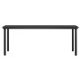 Juego de comedor para jardín 9 piezas con cojines gris y negro de , Conjuntos de jardín - Ref: Foro24-3099292, Precio: 686,72...