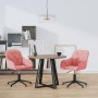 Sillas de comedor giratorias 2 unidades terciopelo rosa de , Sillas de comedor - Ref: Foro24-3103381, Precio: 178,90 €, Descu...
