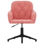 Sillas de comedor giratorias 2 unidades terciopelo rosa de , Sillas de comedor - Ref: Foro24-3103381, Precio: 178,90 €, Descu...