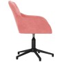 Sillas de comedor giratorias 2 unidades terciopelo rosa de , Sillas de comedor - Ref: Foro24-3103381, Precio: 178,90 €, Descu...