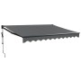 Toldo retráctil automático gris antracita 3,5x2,5 m de , Toldos - Ref: Foro24-3154512, Precio: 250,51 €, Descuento: %