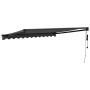 Toldo retráctil automático gris antracita 3,5x2,5 m de , Toldos - Ref: Foro24-3154512, Precio: 250,51 €, Descuento: %