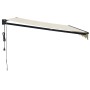 Toldo retráctil automático color crema 4,5x3 m de , Toldos - Ref: Foro24-3154504, Precio: 419,12 €, Descuento: %