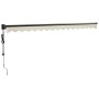 Toldo retráctil automático color crema 4,5x3 m de , Toldos - Ref: Foro24-3154504, Precio: 419,12 €, Descuento: %