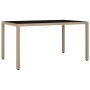 Set comedor de jardín 7 pzas con cojines ratán sintético beige de , Conjuntos de jardín - Ref: Foro24-3157572, Precio: 783,79...