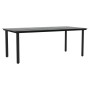 Juego de comedor de jardín 9 pzas ratán sintético y acero negro de , Conjuntos de jardín - Ref: Foro24-3203287, Precio: 390,4...