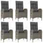 Set comedor jardín 9 pzas y cojines ratán sintético negro gris de , Conjuntos de jardín - Ref: Foro24-3185186, Precio: 1,00 €...