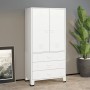 Armario industrial de metal blanco 90x50x180 cm de , Armarios roperos - Ref: Foro24-339614, Precio: 366,50 €, Descuento: %