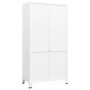 Armario industrial de metal blanco 90x50x180 cm de , Armarios roperos - Ref: Foro24-339614, Precio: 366,50 €, Descuento: %