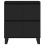 Aparador de madera contrachapada negro 60x35x70 cm de , Aparadores - Ref: Foro24-831221, Precio: 79,01 €, Descuento: %