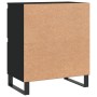 Aparador de madera contrachapada negro 60x35x70 cm de , Aparadores - Ref: Foro24-831221, Precio: 79,01 €, Descuento: %