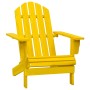 Silla de jardín Adirondack madera maciza de abeto amarilla de , Sillas de jardín - Ref: Foro24-315874, Precio: 89,59 €, Descu...