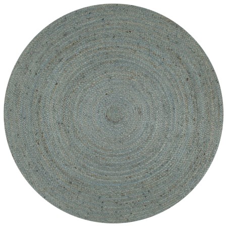 Alfombra de yute tejida a mano redonda verde oliva 150 cm de , Alfombras - Ref: Foro24-133670, Precio: 81,19 €, Descuento: %